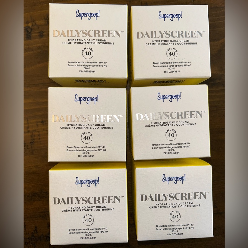 Supergoop! DailyScreen Hydrating Daily Cream SPF 40 - 6 Pack Deal!